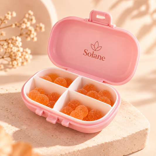 Estuche de gomitas Solane