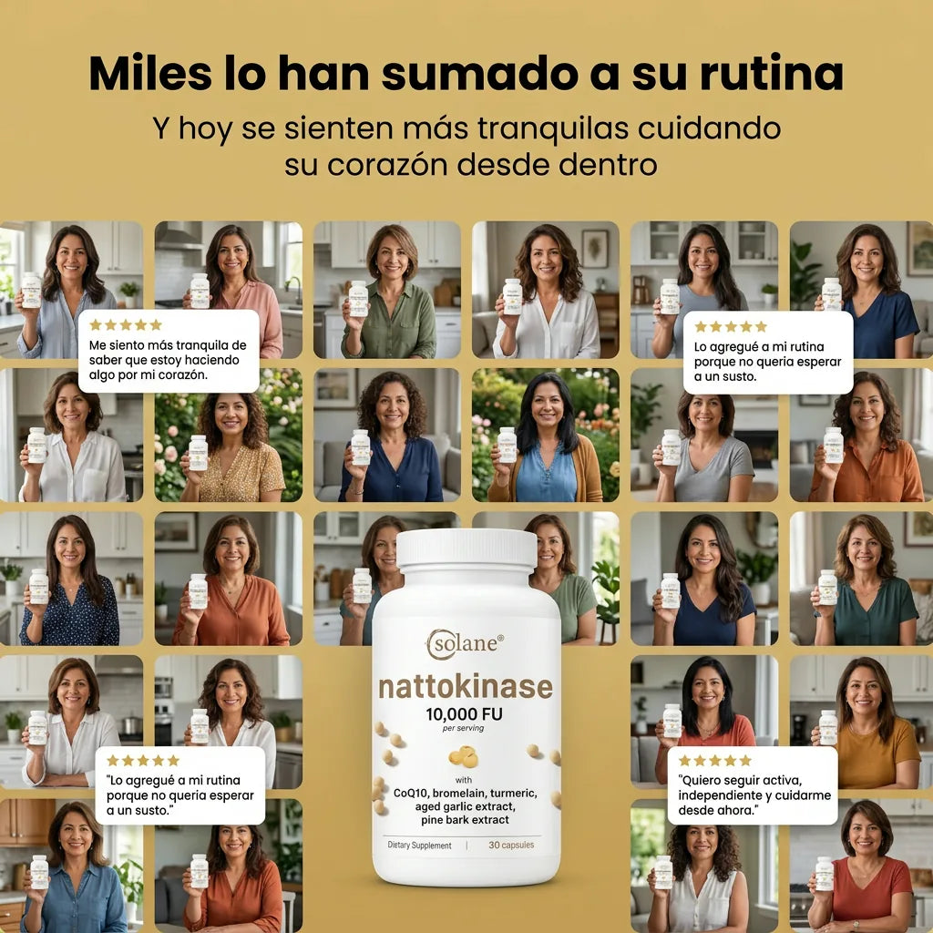 Solane Nattokinase Corazón Care+